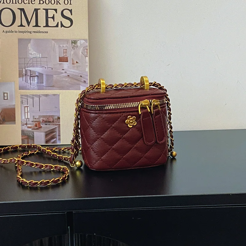 

2025 Diamond-Quilted Chain Bag - Crossbody/Shoulder Multi-Way Purse, Mini Women's Handbag