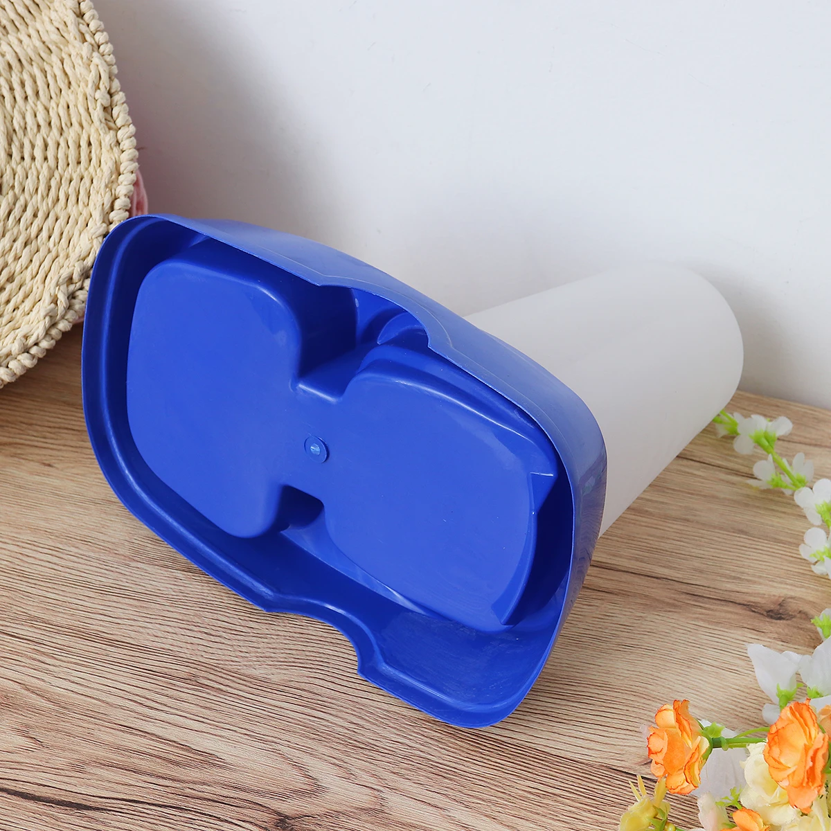 

Busy Parent Friendly Automatic Pet Feeder Food Dispenser For Cats Dogs Easy Clean Bottle Removable Chassis Pet Supplies Rosy