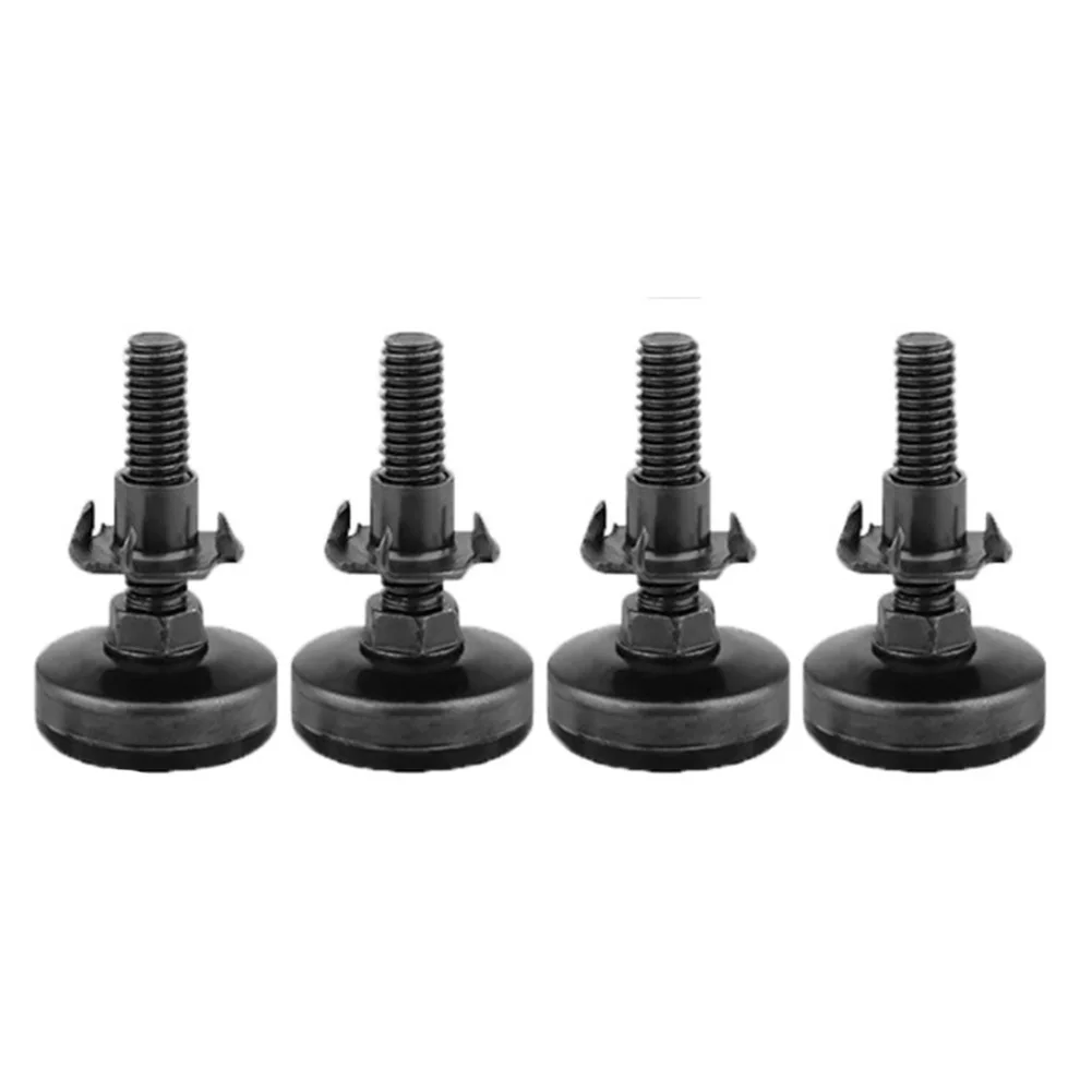 4pcs Furniture Levelers Heavy-Duty Adjustable Furniture Feet Levelers Furniture Levelers 3/8IN-16 Floor Protection Tools