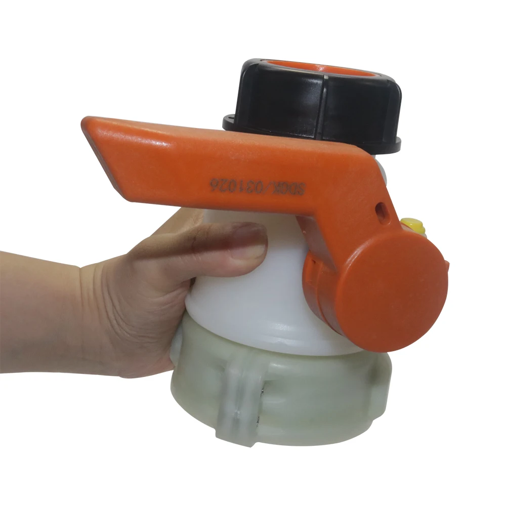 1000L Ton Barrel Valve Fitting 75mm S60 To S60x6mm IBC Tank Adapter 2inch Thread Valve Coupling For Outdoor Rain Bucket