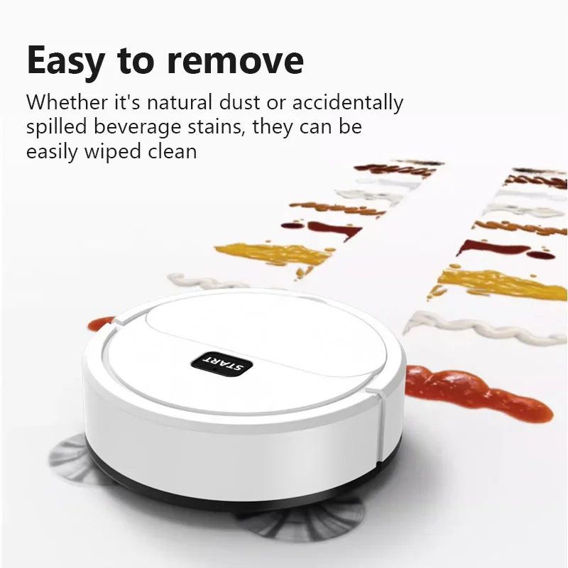 Fully Automatic Sweeping Robot Sweep Mopping Floor Vacuum Cleaner Mini Home Cleaning Machine USB Charging Smart Electric Sweeper