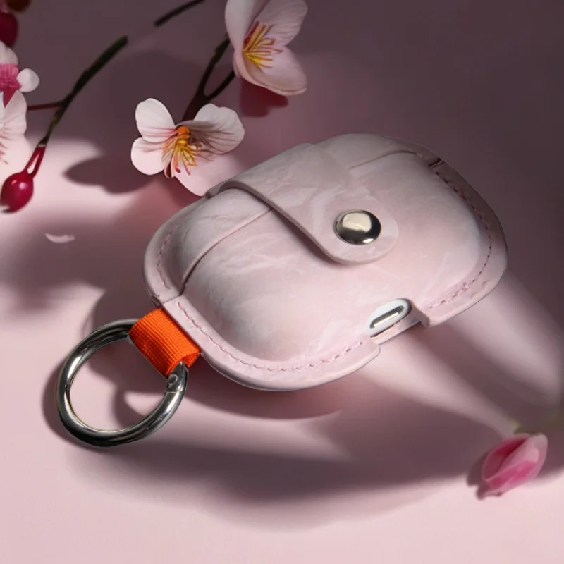ل Airpods 4 حافظة لينة فاخرة بو الجلود حقيبة سماعة الاذن ل Airpods 3 TWS سماعة غطاء وقائي لابل Airpod Pro/Pro 2nd
