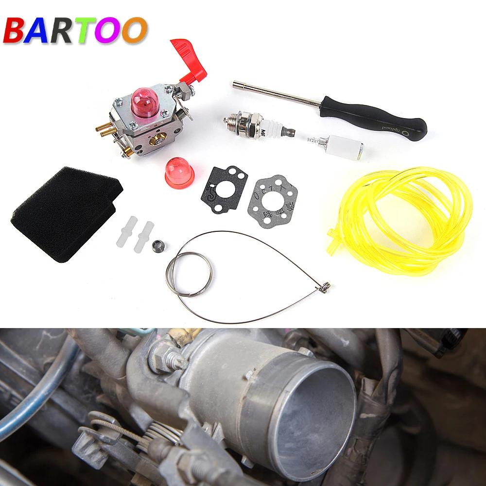Carburetor Compatible with C1U-W43 Series Fit Poulan VS-2 BVM200FE, Husqvarna GBV345, Craftsman 25cc Gas Leaf Blower FRG037