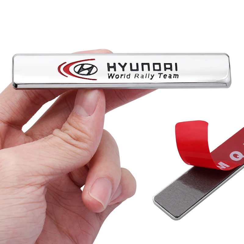 ثلاثية الأبعاد سيارة معدنية ملصق شعار شارة بواسطة ملصق مائي لشركة هيونداي إلنترا IX35 كريتا توكسون I20 أكسنت I30 لونيك كونا سانتا في السيارات التصميم #5