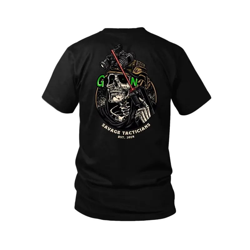Goon Savage Tacticians جرافيك تي شيرت للجنسين الرجال النساء الصيف كم موضة العلامة التجارية الفاخرة عادية خمر ريترو 2026