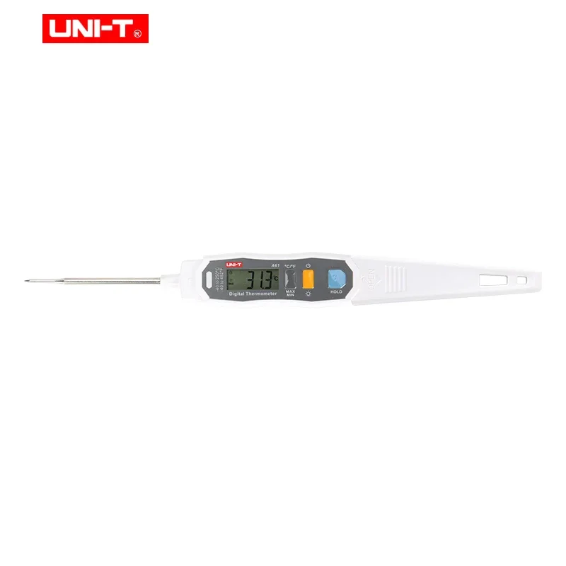 UNI-T A61 Digital Probe Oven Thermometer LED Indication IP65 Water Oil Temperature Meter Probe For Food Cooking Kitchen BBQ