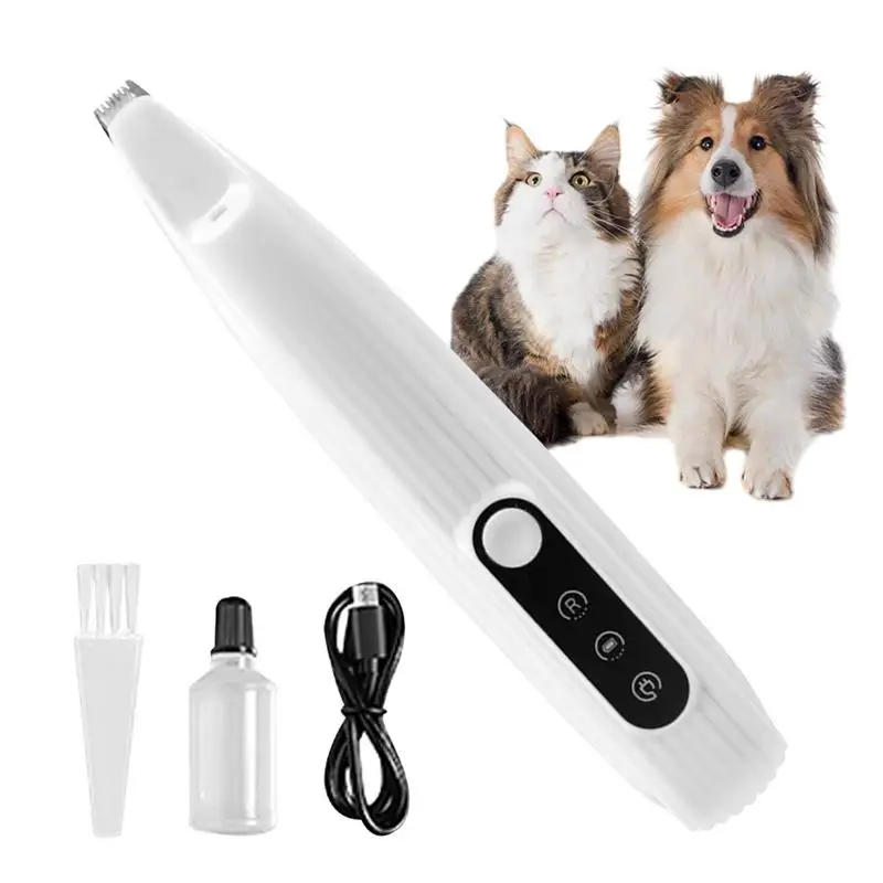 Pet Electric Clippers Dog Cat Shaver Clippers Precision Trimming Waterproof  Led Lighting Quiet Operation Dog Shaver Clippers