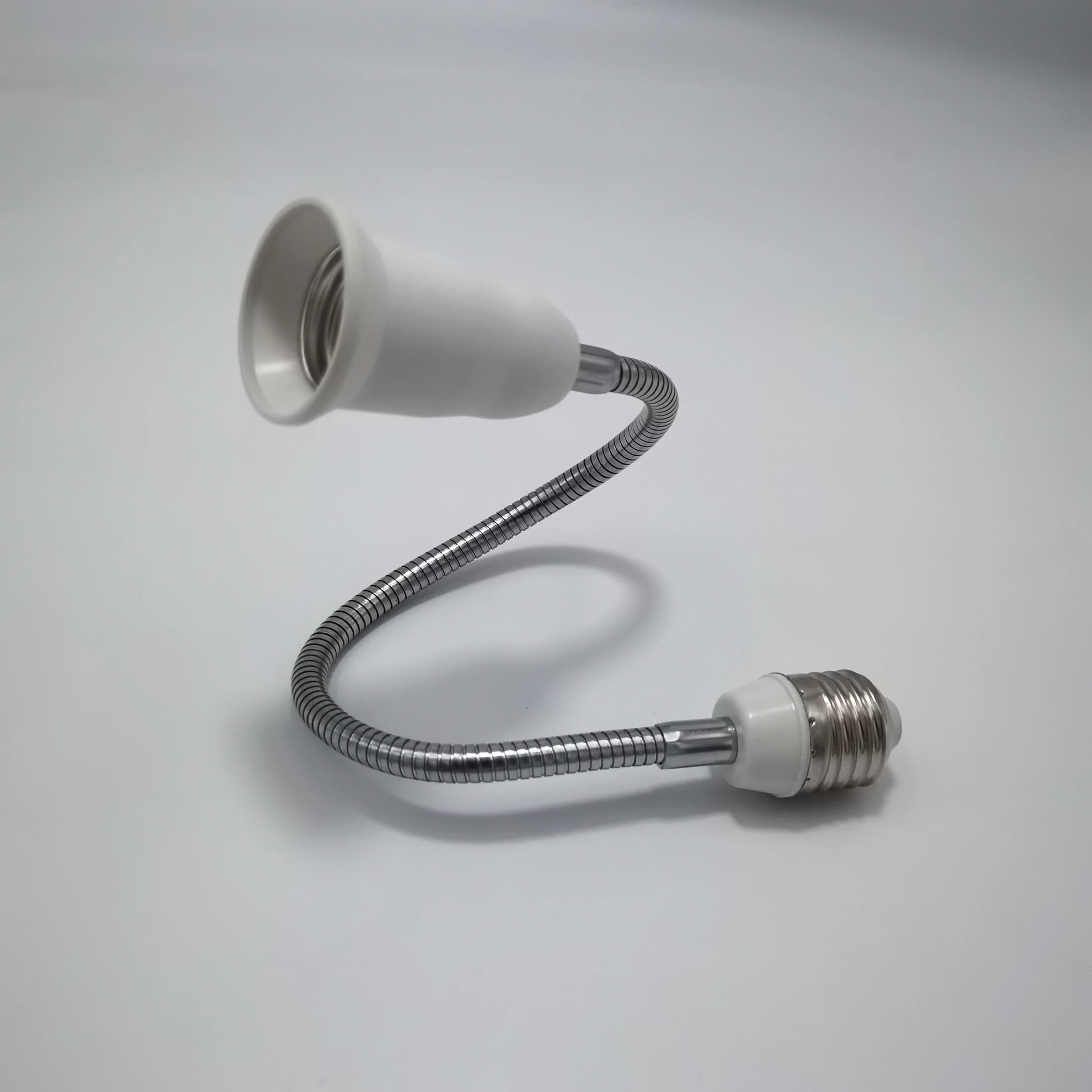 E27 Adaptador De Extensión Flexible Negro, Enchufe De Bombilla LED Convertidor De Soporte De Lámpara Portalámparas De Bombilla