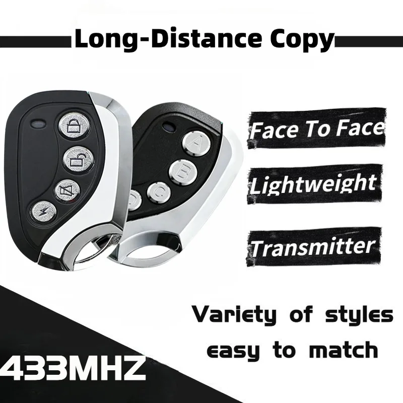 

433mhz Cloning Remote Control Copy Duplicator 433.92mhz RF Wireless Remote Control for Electric Garage Door Gate Car Home
