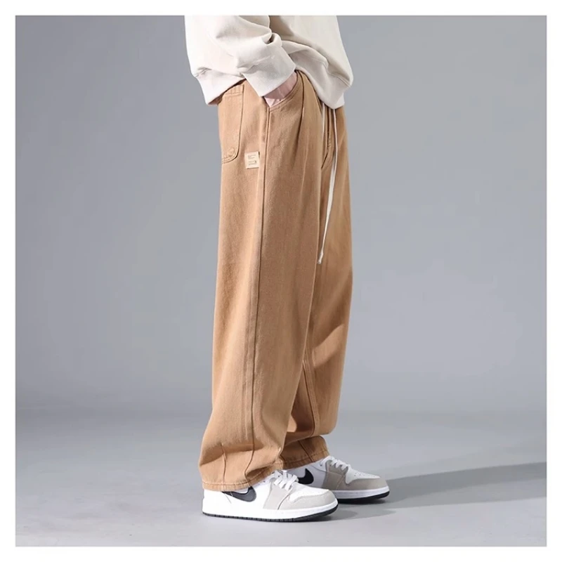 Men\'s Cargo Pants Summer Spring Cotton Work Wear Cotton Large Size Casual Climbing Joggers Sweatpants Hombre Autumn Trousers