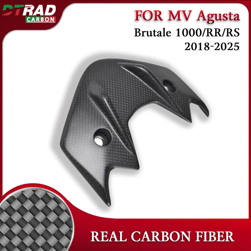 

Carbon Fiber Motorcycle Upper Headlight Protective Cover For MV Agusta Brutale 1000 RR RS 2018-2025 Front Fairing Accessories