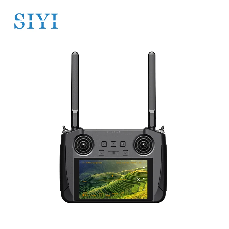 SIYI MK15 Мини-ручная радиосистема 5,5-дюймовый HB-экран 1080p FPV 15 км Диапазон Дистанционное управление ОС Android 2G RAM 16G Аксессуары