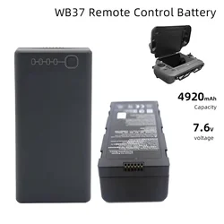 For DJI Battery WB37 Remote Controller 7.6V 4920mAh for DJI T20 T30 FPV Batteries Phantom 4 RTK MG-1P T10 T16 CrystalSky Monitor