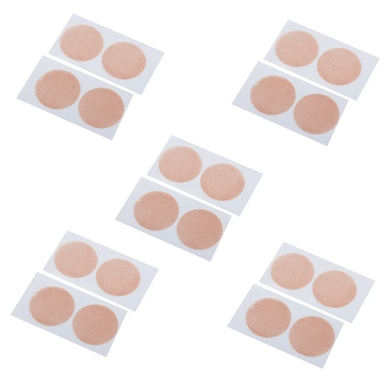 5 Pairs Men Breast Patch Silicone Nipple Cover Disposable Protective Pad Sticker