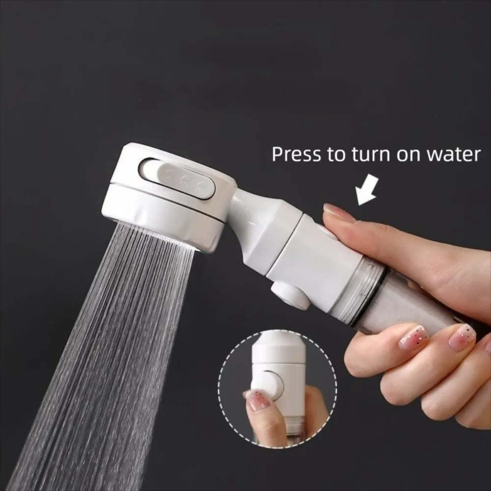 Antibacterial Shower Head 3 Modes Pressurized Filtered Shower Head Water Saving Removable Filter Antibacterial Shower Nozzle