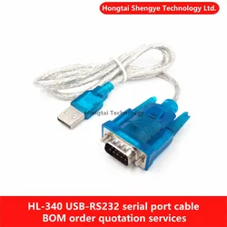 HL-340 USB do przewód do konwersji portu szeregowego RS232 COM 9-pinowe wsparcie męskie dla systemu Windows 7-64