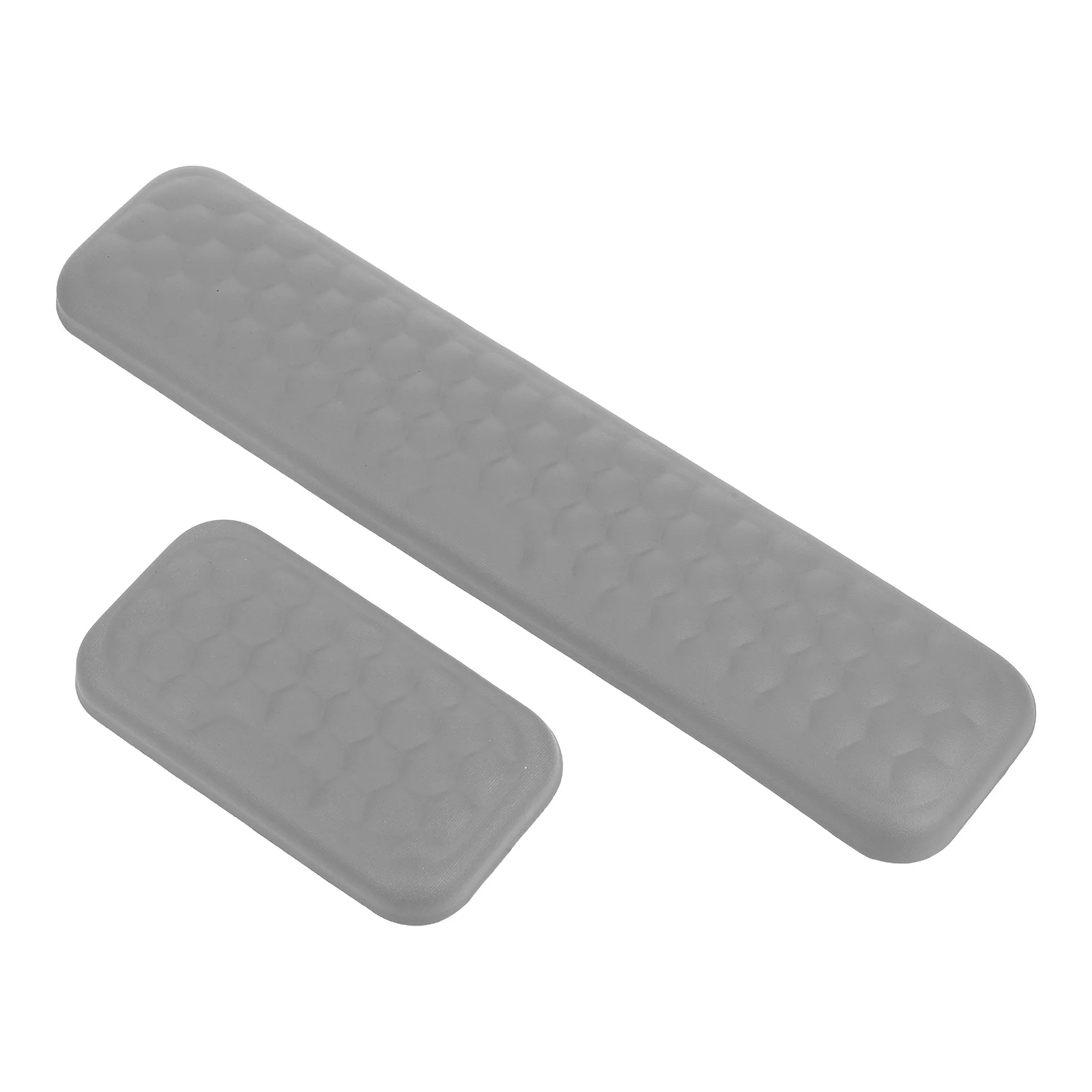 

1 комплект, эргономичная подставка для запястий из пены с эффектом памяти, однотонная подушка, поддержка офисного ноутбука, коврик для мыши, коврик для клавиатуры с набором текста