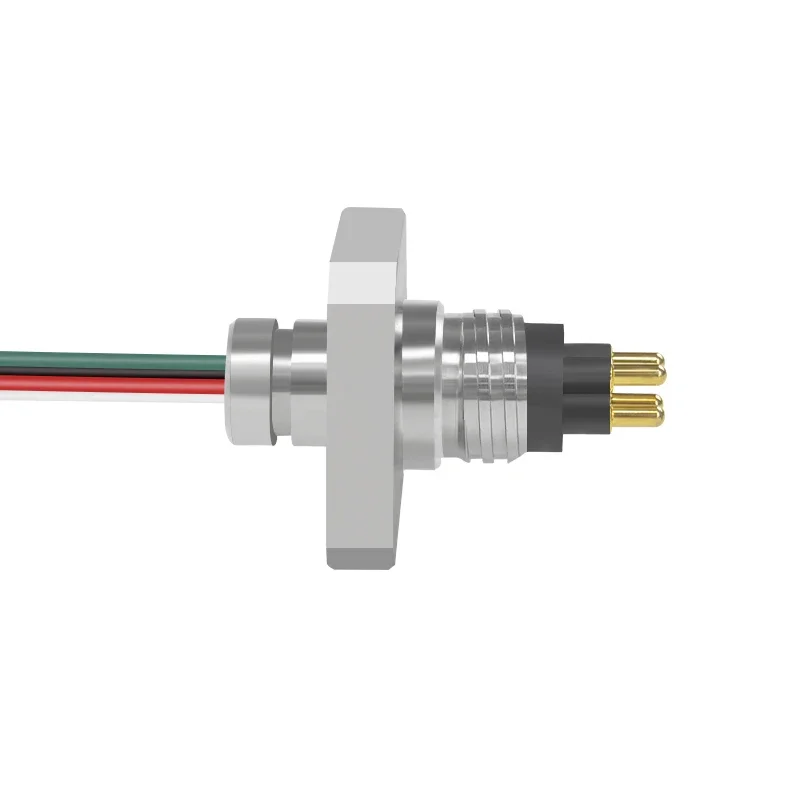 FCR1504M 4-Pin Male Flange Connection Waterproof Connector Deepwater Bulkhead Mounted Subsea ROV Thruster  Connectors