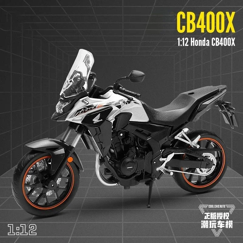 

Alloy Model Collection Miniature Voiture Diecast Toy Motorbike Vehicle Boy Birthday Simulation 1/12 Honda CB400X Gift Motorcycle