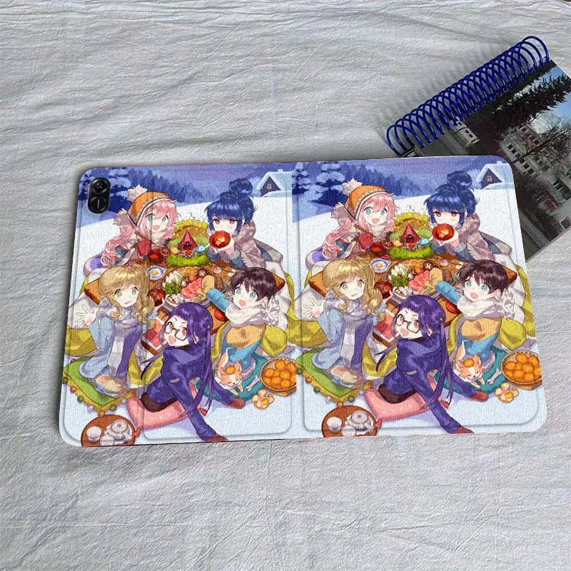 

L-Laids Back C-Camps Anime For Huawei MatePad Air SE Pro M6 M5 M2 T10s T5 10 11 12.6 11.5 12 X 10.8 Inch 10.1 Tablet Case