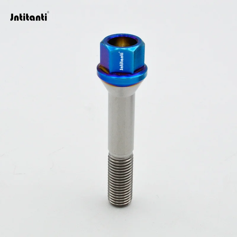 Jntitanti Gr5 titanium Rear wheel bolt M10*1.25*28-45mm for BMW  hub screws