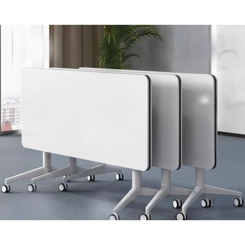 

Training table and chair combination mobile desk strip table educational institution splicing conference table folding training