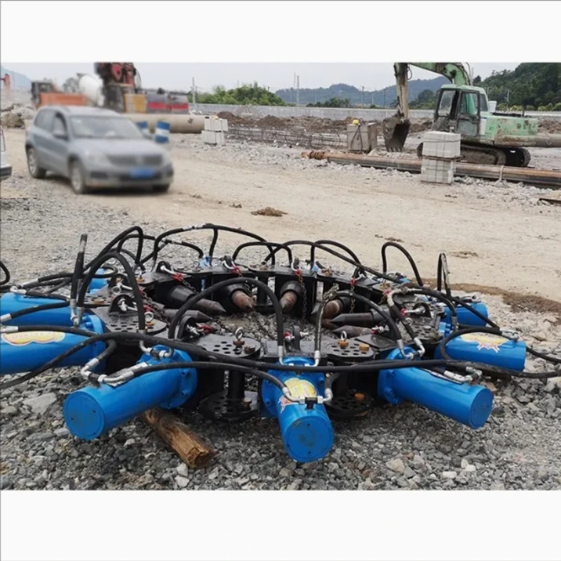 Modular Hydraulic Pile Breaker for Concrete Foundation Pile Head Cutting Machine High Power Pile Cutter Attachment