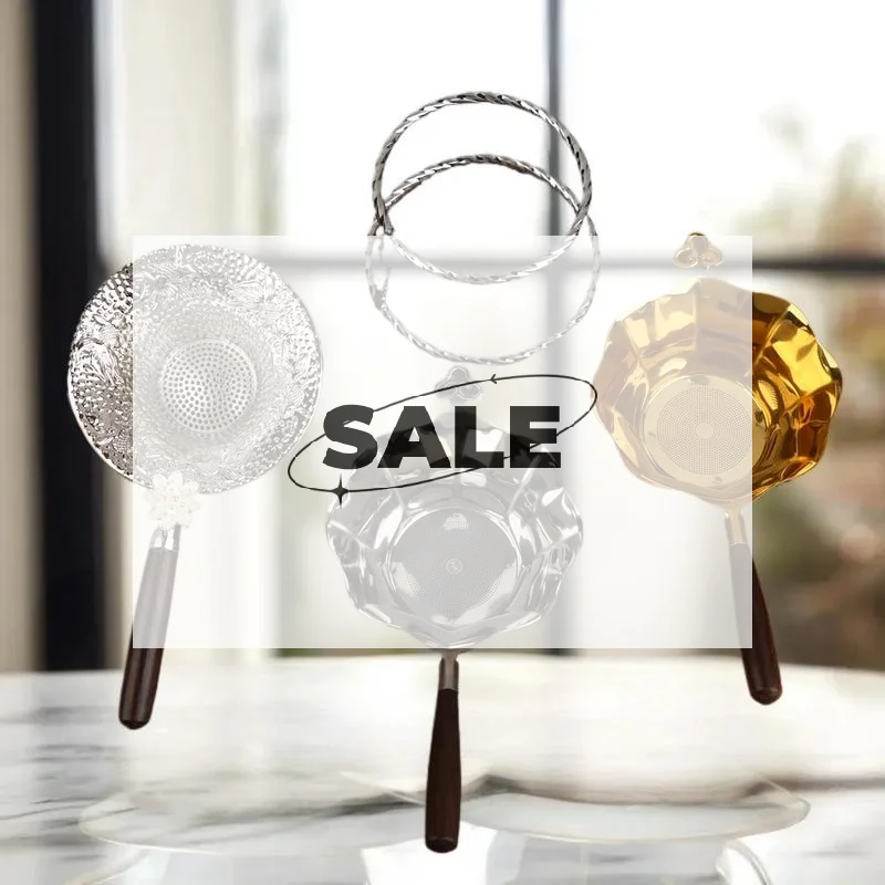 

[C3]Hammer Patterned Fish Tea Strainer Tea Accessories Metal Tea Filter Mesh Alloy Separator Kitchen Accessories