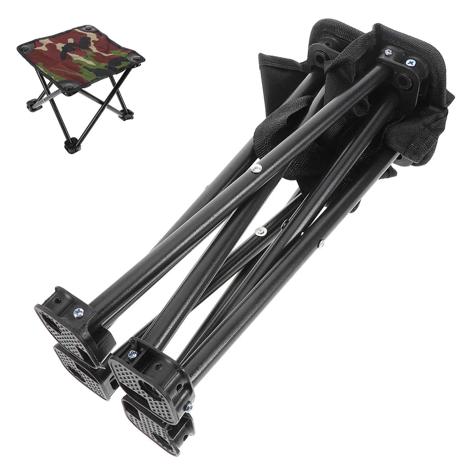 

Folding Chair Lightweight Camouflage Portable Stool For Camping Fishing Hiking Hunting Travel Folded Seat Outdoor Leisure