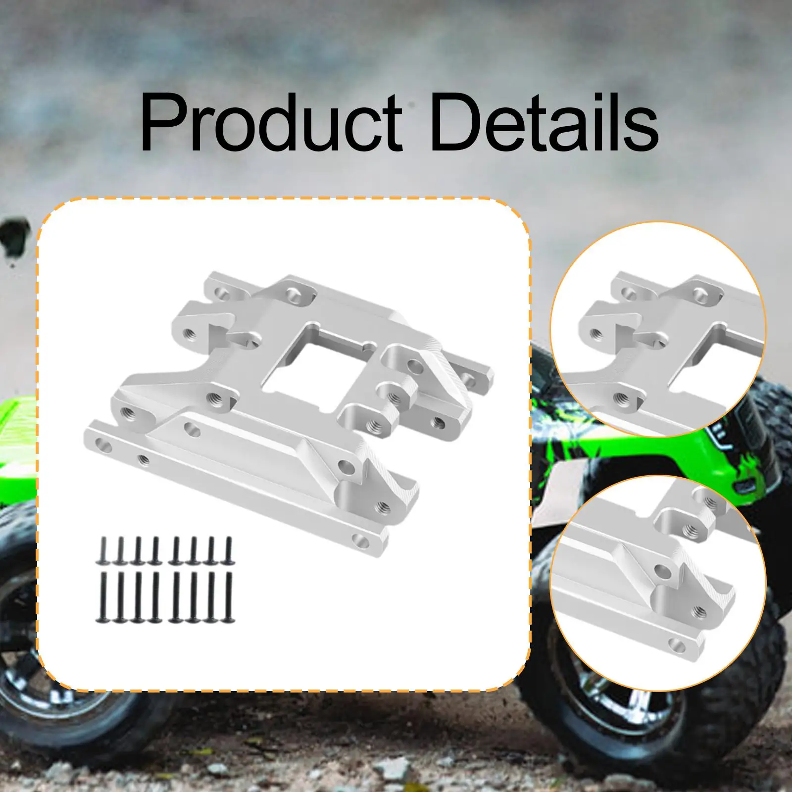 لوحة التزلج تعديل قوي قطع الغيار الجمعية استبدال أجزاء ترقيات جزء نقل جبل ل 1/18 RC الزاحف شاحنة سيارة #5