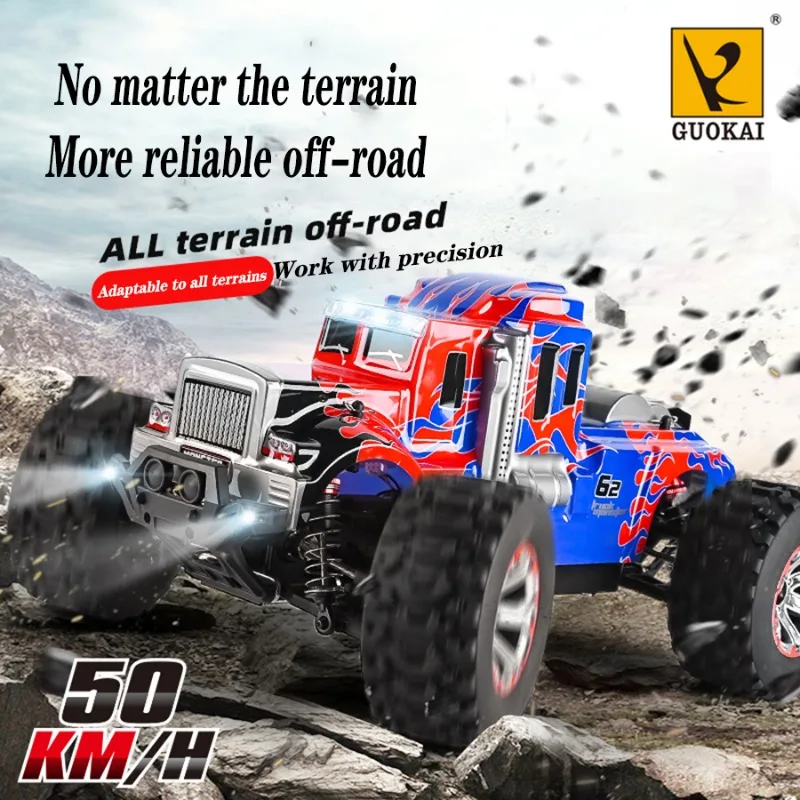 Cool Stuff Toy Car Regalo divertente-Hot 50 km/h Camion RC 4WD ad alta velocità, 1:10 Arrampicata fuoristrada Rc Drift Car, Monster Truck, Giocattoli per ragazzi