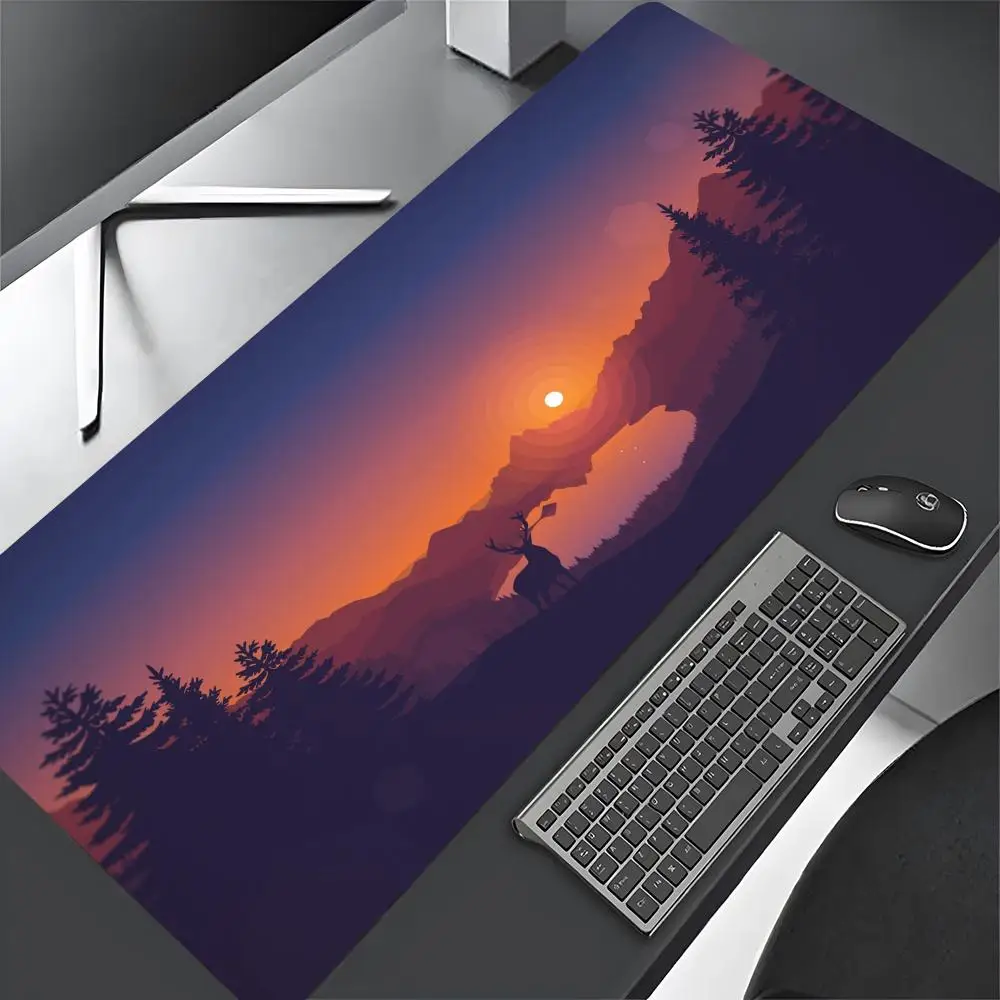 Deep Forest Rust Game Mouse Pad Gaming Mousepad Large 900x400mm MouseMat soft Gamer XXL Mause Carpet PC Desk