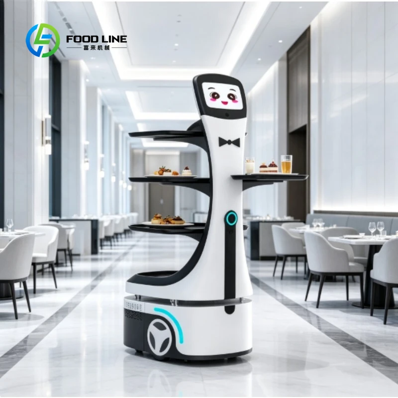Custom High Quality Service Roboter Humanoid Intelligent Autonomous Delivery Robot Programmable Interactive Reception Robot