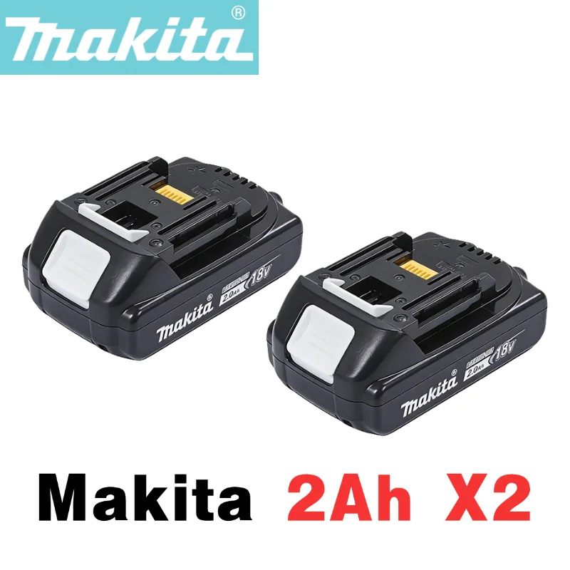 2Ah Originele Makita 18V Batterij BL1820B Oplaadbare Lithium-Ion Batterij voor Makita 18V Elektrisch Gereedschap Vervang de batterij