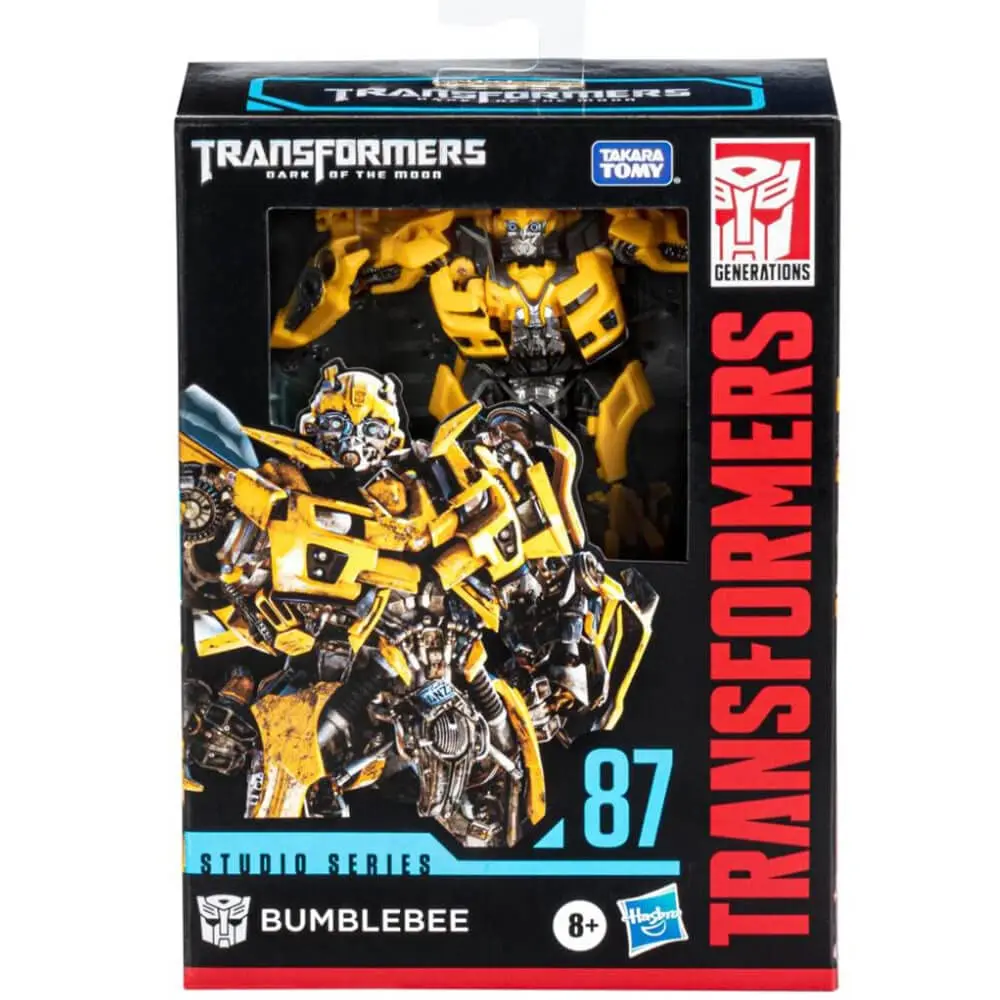 Transformers Toys Studio Series 87 Deluxe Class Dark of The Moon Bumblebee Action Figure - Ages 8 and Up, 4.5-Inch