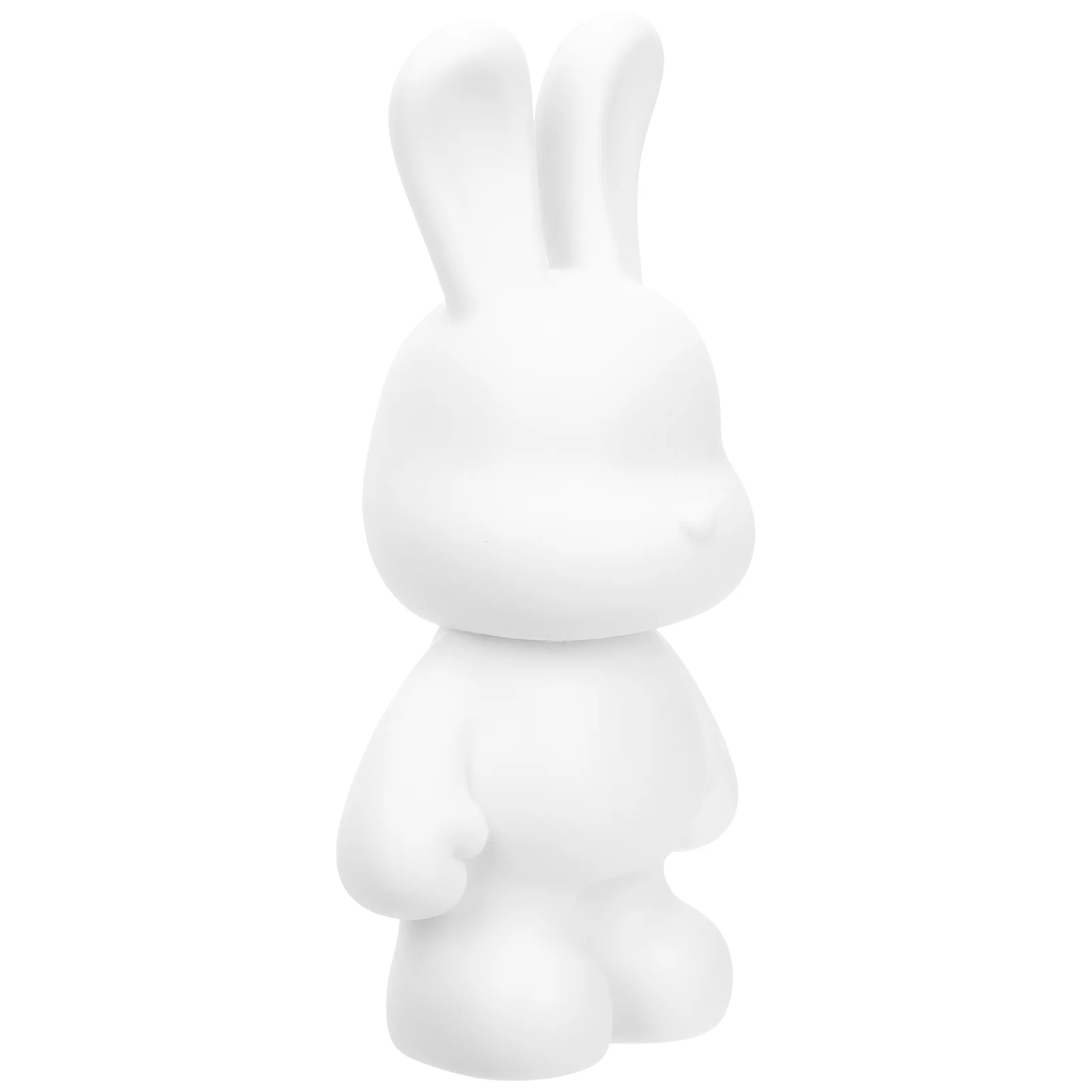 

White Embryo Ornaments Toys Rabbit Figurines Bunny Party Decorations for Home Bunnies Halloween Outdoor The