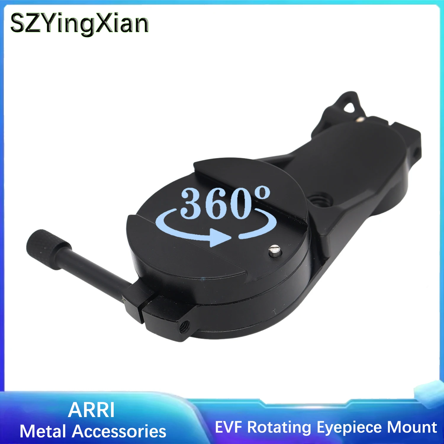 ARRI EVF Rotatable Offset Mount Bracket For MVF-1 MVF-2CView EVF Electronic Viewfinder 15mm Rod Adjustable Swivel Support Holder