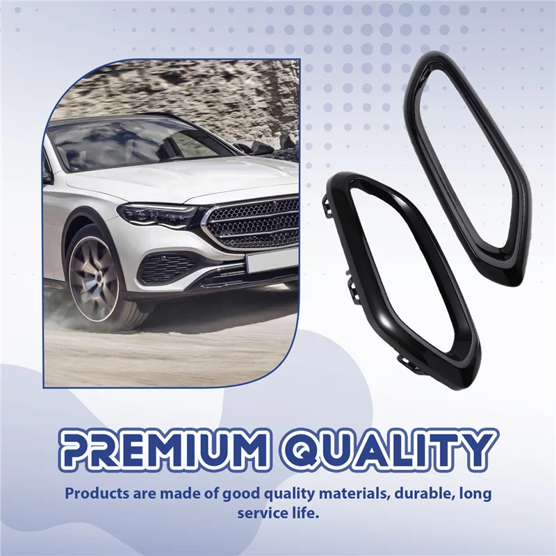 

Для Mercedes Benz GLC 2023-2025 2548858300 2548858400 автомобильный задний глушитель, наконечник, хвостовая труба, черный