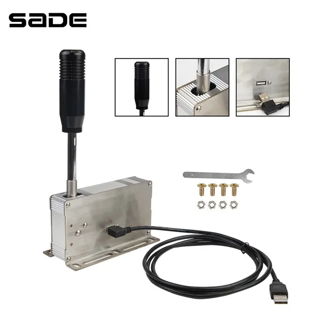 USB do komputera gry wyścigowe sekwencyjna dźwignia zmiany biegów H SIM dla Logitech G25 G27 G29 G920 G923 Thrustmaster T300RS/GT T500 dla ETS2