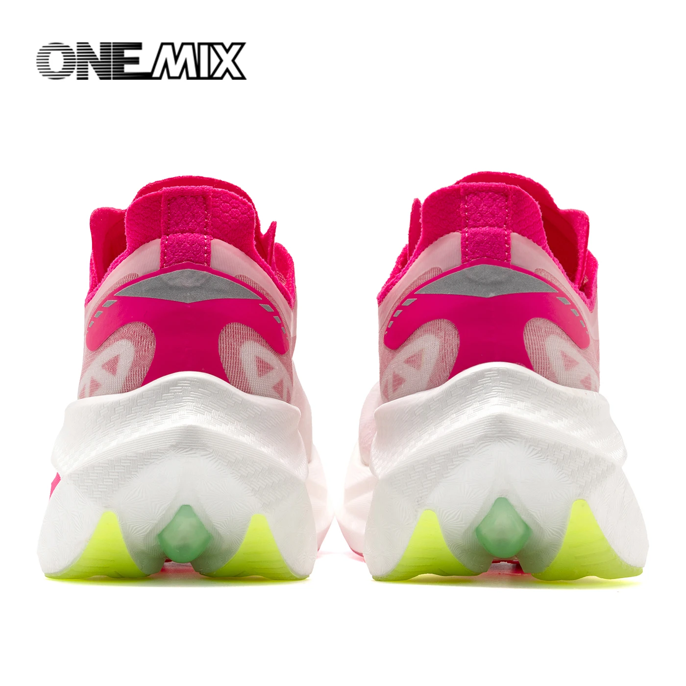ONEMIX Professional Marathon Racing Running Training Shoes Men Full-length Shock Absorption Sports