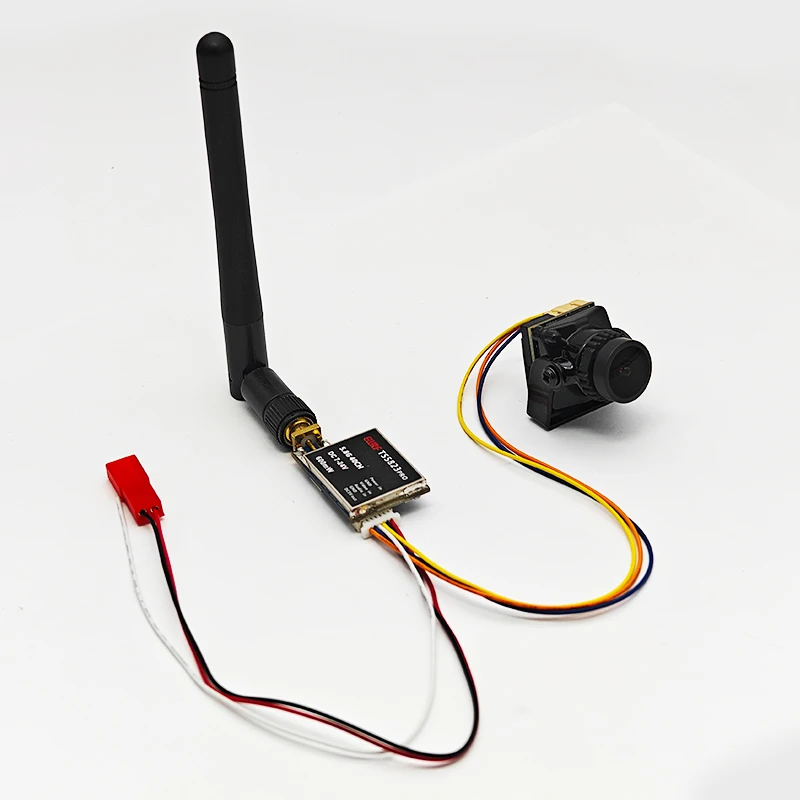 FPV Set TS5823Pro 200mW/600mW فيديو 5.8 جيجا هرتز 40CH الارسال و Cmos 1/3 1800TVL كاميرا FPV صغيرة 2.1 مللي متر لنموذج RC سباق بدون طيار