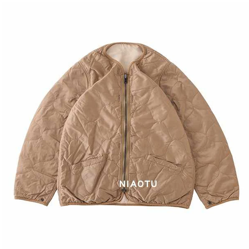 

NIAOTU Autumn/Winter 2019 AW Retro Interior Double Sided Jacket Non Visvim Dcdt Cotton Liner Coat for Men New Arrival