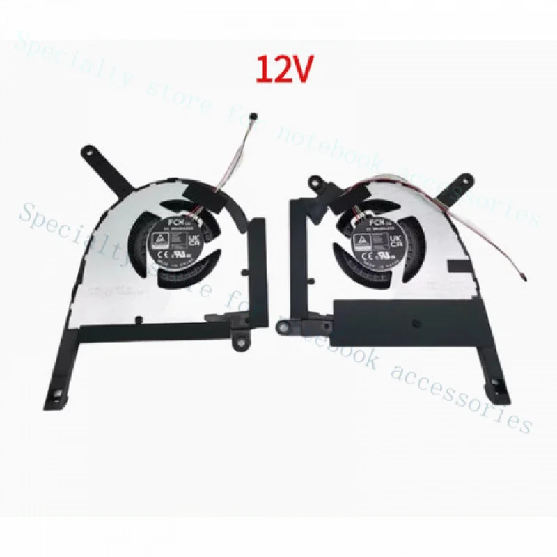 A+ New for asus 4 4PLUS FA507XI/VV/ZV FA707X/V/Z fan L+R 12V