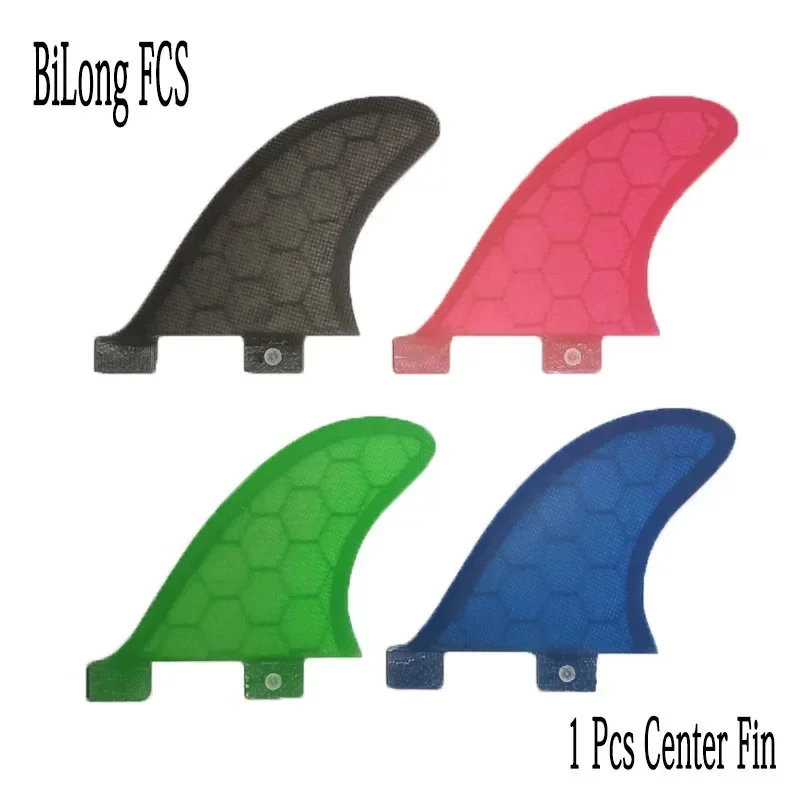 Surf Fins  BiLong FCS Fin 1 Pcs Centre Kneel Fin MR Stabilizer Barbatanas de Red Azul Surf central Fins Surfboard Fins Wakeboard