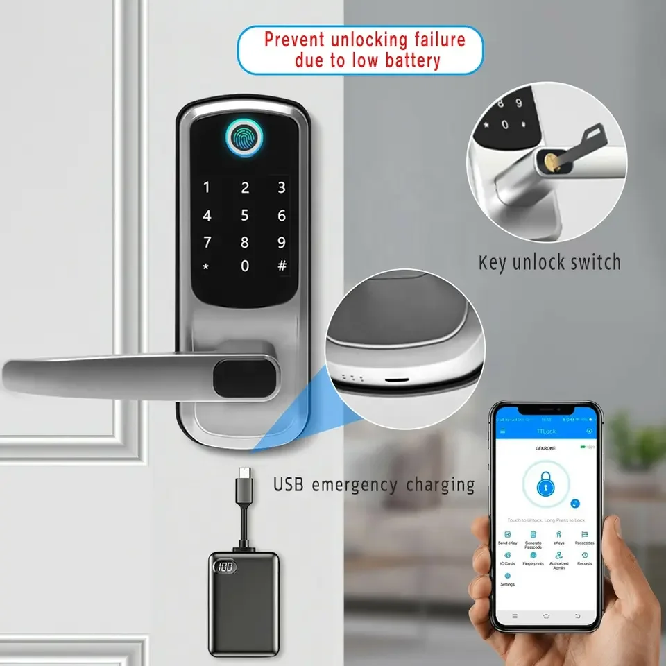 HF-LM9N Card Reader and Wireless NFC Home Security Door Locks