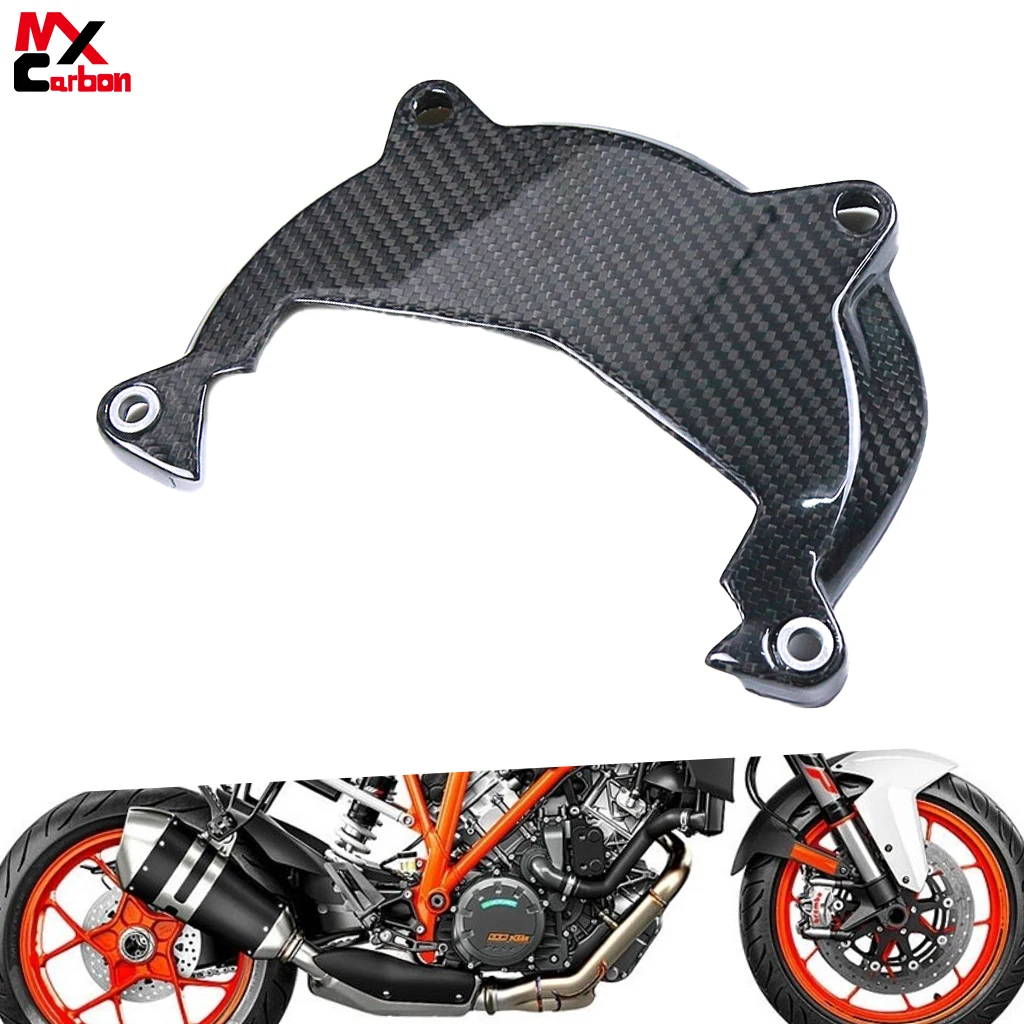 Motorcycle Modified Real Carbon Fiber Engine Side Cover Fairing for KTM Super Duke 1290 2016 2017 2018 2019 2020 2021 2022