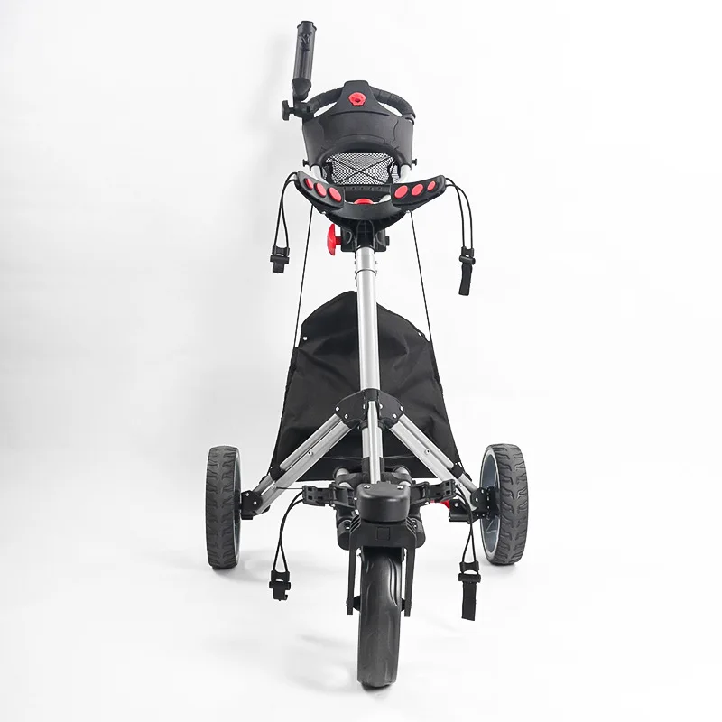 Carro nuevo de Golf, rueda Universal, pelota de aleación de aluminio plegable, suministros para campos de Golf