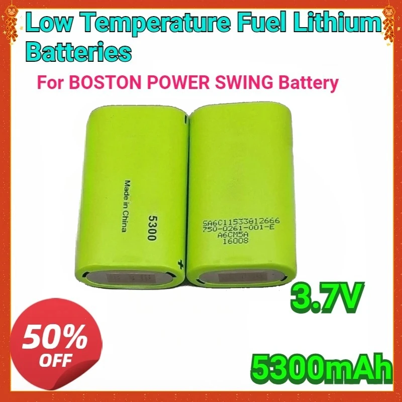 

For BOSTON POWER SWING 5300mAh 3.7V Low Temperature Fuel Lithium Batteries Cell 13A Discharge Battery New High-quality Battery