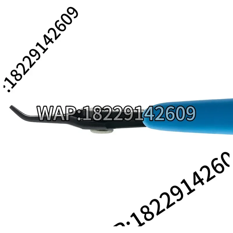XURON 450BN Bent Tweezer Nose Plier, 45° Angled Precise Tips for Jump Ring & Wire Coiling