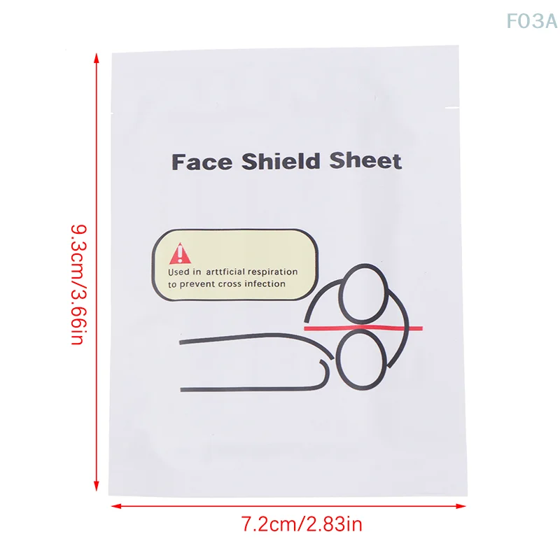 5Pcs Portable Disposable First Aid Masks Breathing Mask Medical CPR Resuscitator Rescue Mouth Breath One-Way Valve Tools